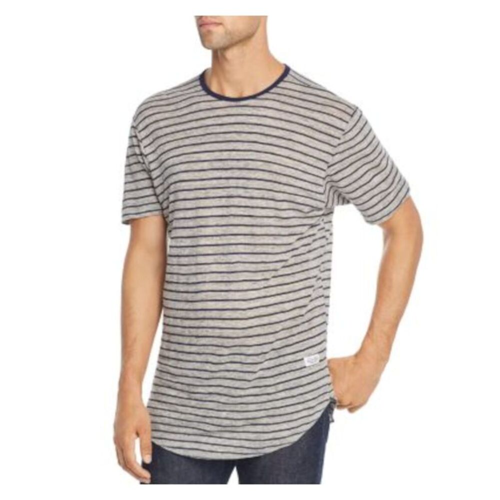 KINETIX Mens Gray Classic Fit T-Shirt S